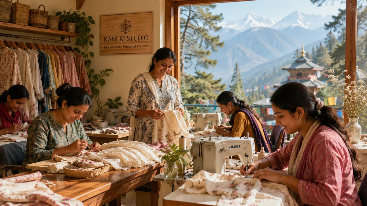 Inside MMaharani — A Woman-Owned Boutique Workshop Empowering Himachal’s Village Women