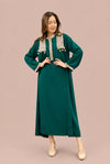 Emerald Green Georgette Dress