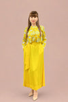 Bright Yellow Chiffon Dress